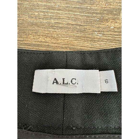 A.L.C. Colin Pleated Tapered High Waist Dress Pants, size 6 - Picture 3 of 8